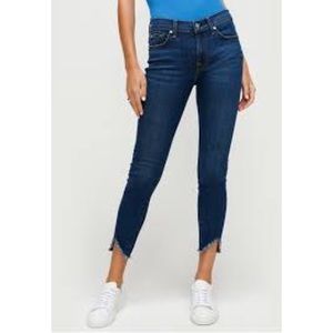 7 FOR ALL MANKIND  THE ANKLE SKINNY WITH WAVE HEM